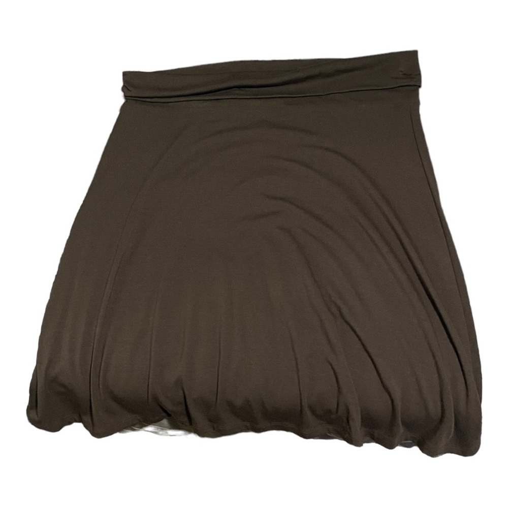 Old Navy, polyester/rayon/spandex, brown skirt; size XL - women, teens